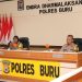 Kapolres Buru Sulastri Pimpin Rapat Pimpinan Para PJU dan Polsek Jajaran