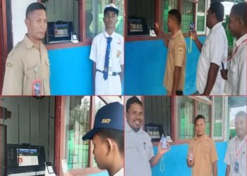 SMP N 01 Namrole Terapkan Absensi Digital Siswa Dan Guru