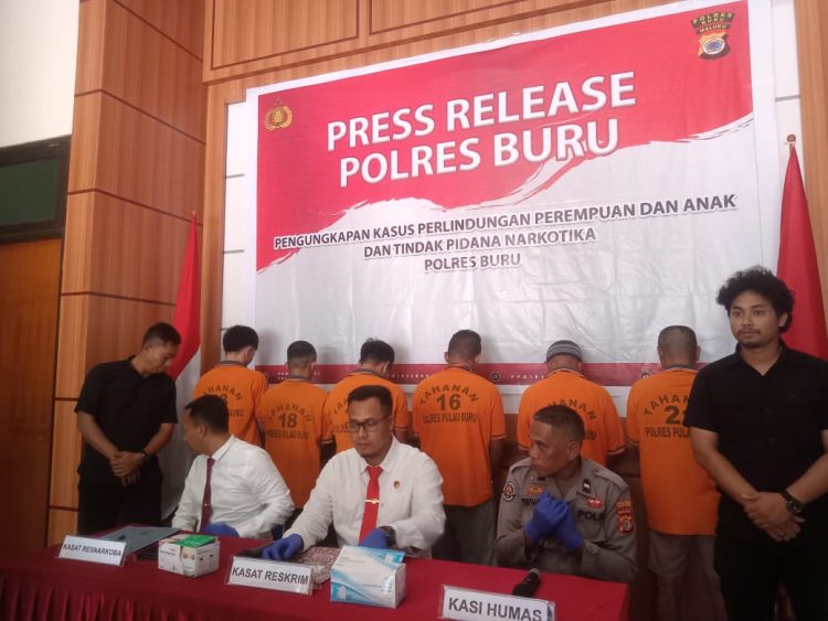 Polres Buru Tangani 36 Kasus, 3 Jadi Atensi Publik Yakni Kekerasan Seksual Terhadap Anak Kandung dan Anak Tiri
