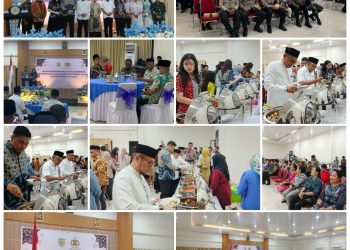 Pemda Bersama Jajaran Polres Bursel Sambut Kapolres Baru AKBP Andi Parningotan Lorena