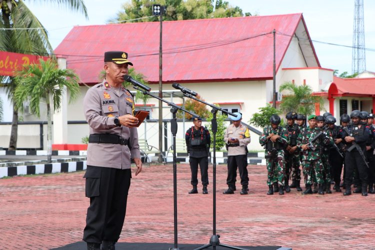Polres Buru Gelar Dzikir Bersama Jelang PSU dan PUSS Pilkada