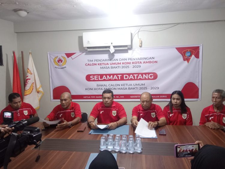 Senin, Pendaftaran Balon Ketum KONI Ambon Dibuka