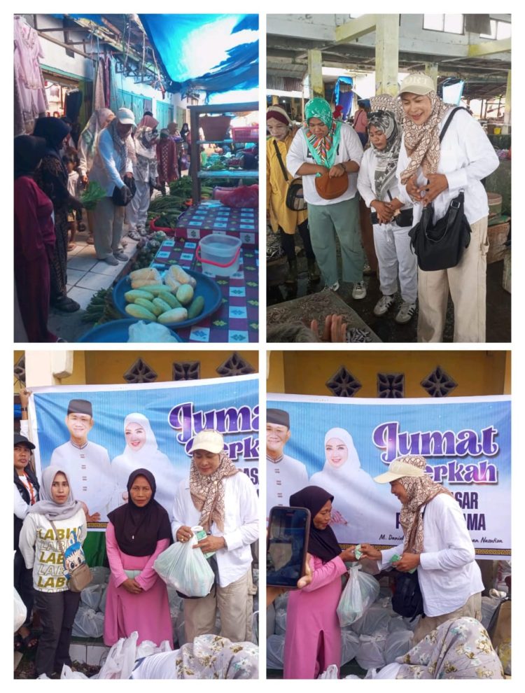 Jumat Berkah, MDR dan Bella Sofhie Borong Ikan dan Sayur untuk Dibagikan Kepada Para Janda dan Anak Yatim