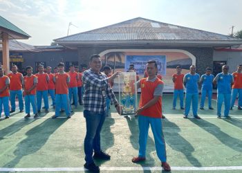 Blok Bougenville Juara Umum Porseni Rutan Ambon