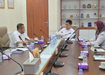 Wakil Kemendes PDT, Ahmad Riza Patria Menerima Audiensi Bupati Bursel La Hamidi