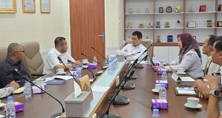 Wakil Kemendes PDT, Ahmad Riza Patria Menerima Audiensi Bupati Bursel La Hamidi