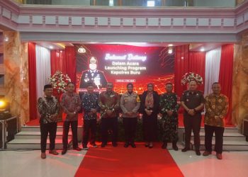 Polres Buru Launching Implementasi Program Polisi Melayani dengan Hati, Polisi Sahabat Tani dan Polisi Mengaji