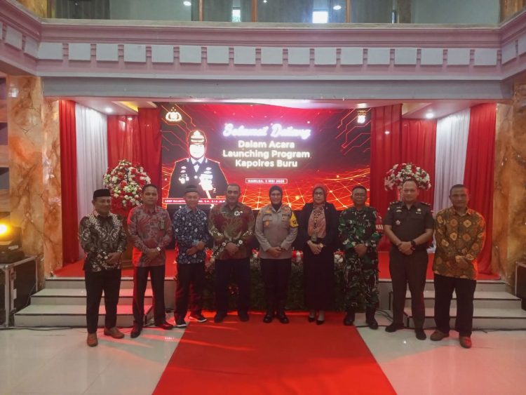 Polres Buru Launching Implementasi Program Polisi Melayani dengan Hati, Polisi Sahabat Tani dan Polisi Mengaji