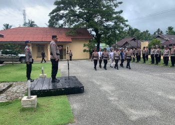 Peringati Harkitnas Ke-117, Polres Bursel Gelar Upacara Bendera Dan Pemberian Penghargaan