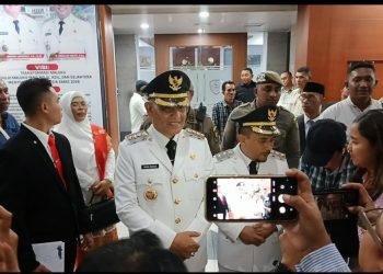 Ini Komitmen Ikram-Sudarmo Saat di Lantik Jadi Bupati dan Wakil Bupati Buru