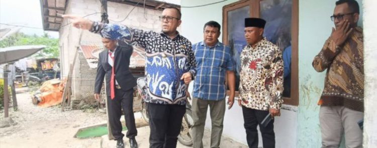 Bupati La Hamidi Tinjau Langsung Lokasi Bencana Alam Di Desa Waipandang