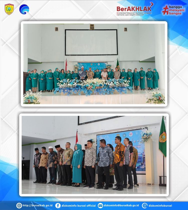 Bupati Bursel, La Hamidi Lantik Pengurus Tim Penggerak PKK dan Pembina Posyandu