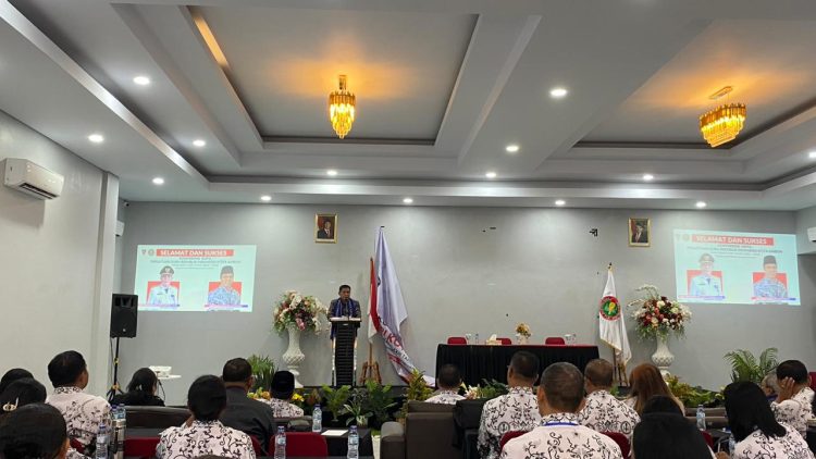 Ini Pesan Wali Kota Ambon, Drs. Bodewin M. Wattimena di Acara Konferensi Masa Bakti XXIII Tahun 2025–2030 PGRI