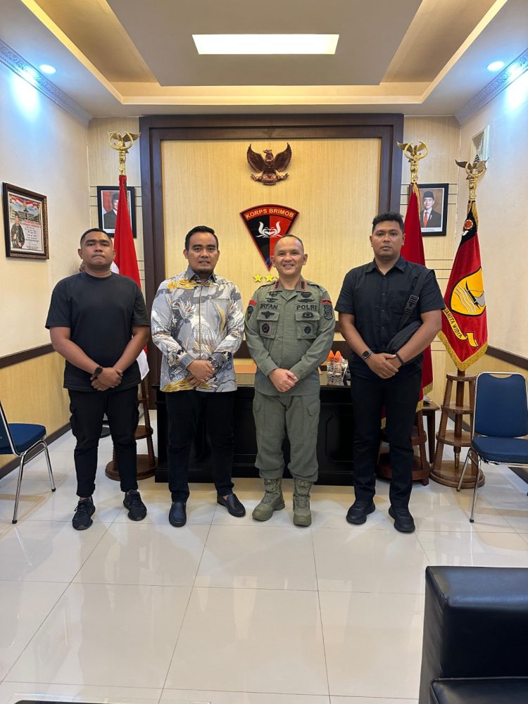 Sinergitas Pemasyarakatan dan Kepolisian: Silaturahmi Karutan Ambon dengan Dansat Brimob Maluku