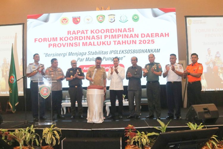 GUBERNUR MALUKU BUKA RAKOR FORKOPIMDA PROVINSI MALUKU TAHUN 2025