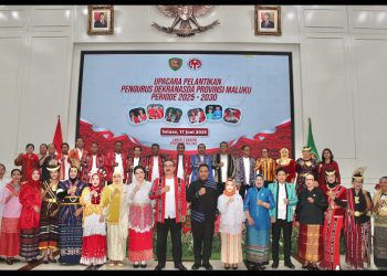 Pengurus Dekranasda Provinsi Maluku  Periode 2025 – 2030 Resmi di Lantik