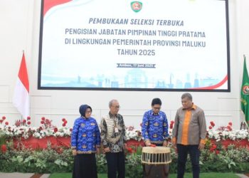 Seleksi Terbuka Pengisian Pimpinan Tinggi Pratama Resmi di Buka Sekda Maluku