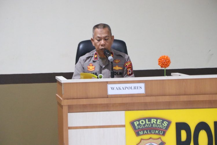 Polres Buru Gelar Pelatihan Pra Operasi Patuh Salawaku 2025