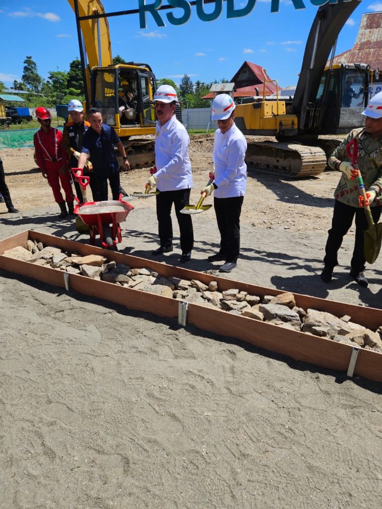 GROUNDBREAKING RSUD NAMLEA, GUBERNUR : KEHADIRAN MENKES BUKTI NYATA KOMITMEN PEMPUS