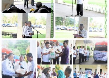 Pemkab Buru Luncurkan Program Bantuan Pangan Beras, Ini Harapan Bupati Ikram