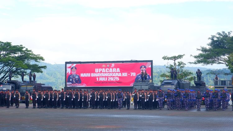 Kakanwil Ditjenpas Maluku Hadiri Upacara Hari Bhayangkara ke-79, Tegaskan Komitmen Perkuat Sinergi dengan Polda Maluku