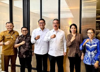 DUKUNG SWASEMBADA PANGAN NASIONAL DI MALUKU, GUBERNUR MALUKU TEMUI WAMEN PERTANIAN