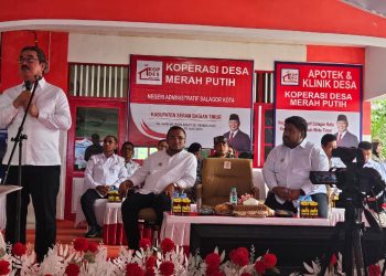 Hadiri Daring Peluncuran Koperasi Merah Putih oleh Presiden Gubernur : Dukung SBT sebagai Ikon Industri Sagu Nasional
