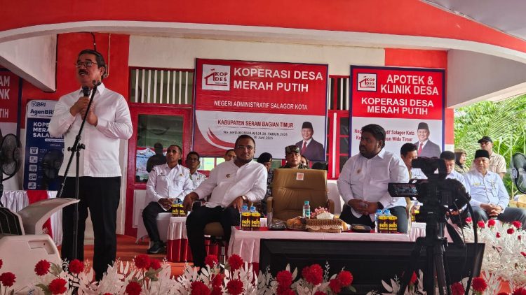 Hadiri Daring Peluncuran Koperasi Merah Putih oleh Presiden Gubernur : Dukung SBT sebagai Ikon Industri Sagu Nasional