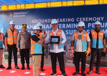 Gubernur Hadiri Groundbreaking Ceremony Pembangunan Terminal Penumpang Pelabuhan Yos Sudarso