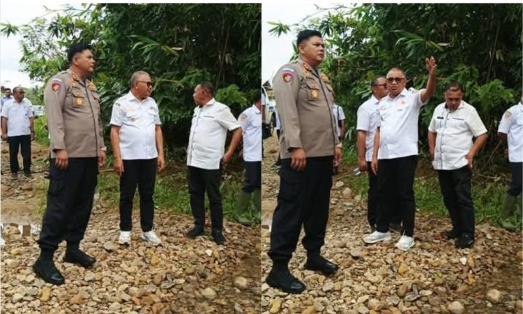 Gerson Wabup Bursel Tinjau Jalan Rusak Penghubung Buru dan Bursel, Pastikan Distribusi Pangan Aman