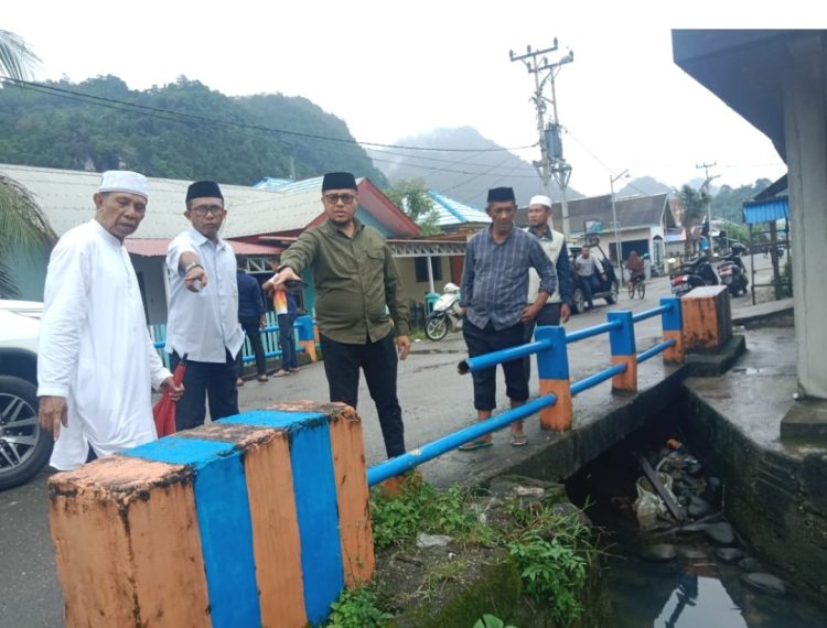 Bupati La Hamidi Tinjau Drainase di Desa Lekatama, Ini Pesannya