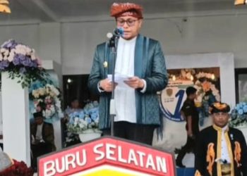 Momen HUT Kabupaten Buru Selatan Ke 17, Bupati La Hamidi Serukan Membangun Daerah
