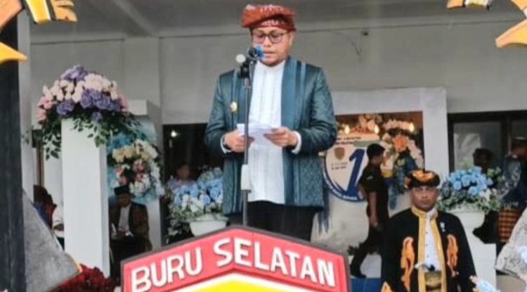 Momen HUT Kabupaten Buru Selatan Ke 17, Bupati La Hamidi Serukan Membangun Daerah