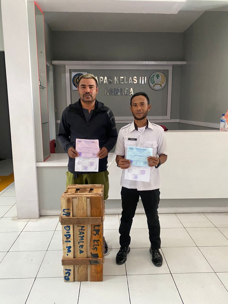 Lapas Namlea Terima Bantuan 7 Unit Lampu Emergency Dari Ditjenpas