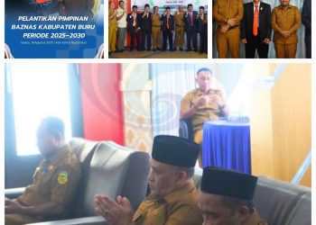 Bupati Ikram Umasugi Hadiri Pelantikan Baznas, Ini Harapannya