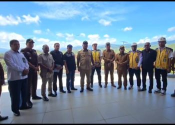 Tinjau Bendungan Way Apu, Wagub Laporkan ke Gubernur: Komitmen Rampung Sesuai Rencana