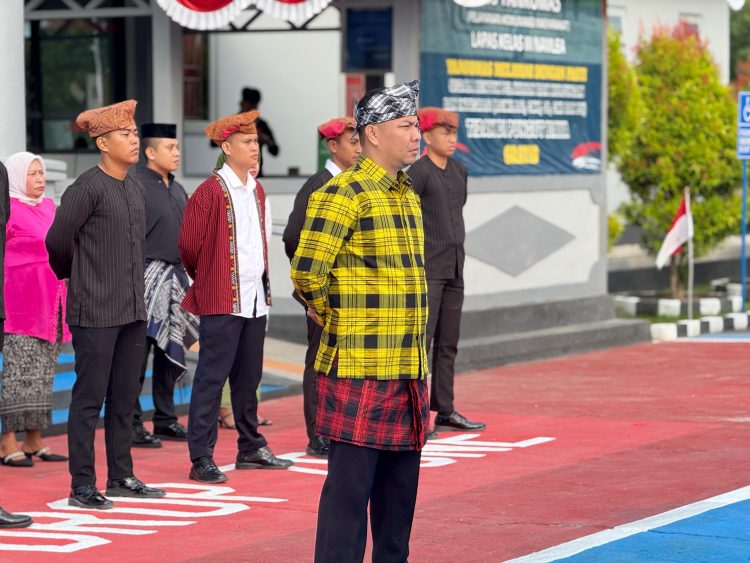 Peringati HUT RI Ke-80, Lapas Namlea Gelar Upacara