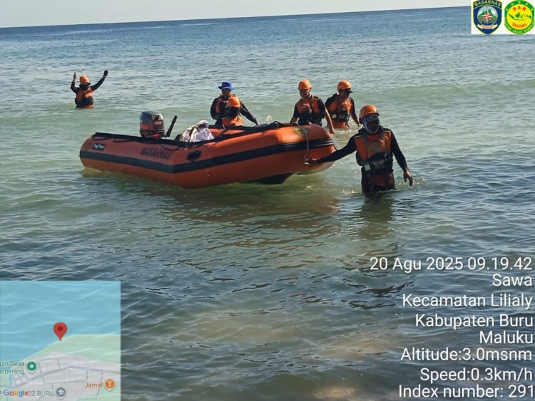 Jenazah La Risno yang Hilang di Laut Waeperang Akhirnya Ditemukan Tim Gabungan Satpolairud