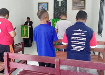 Ibadah Buka Usbu, Warga Binaan Lapas Wahai Terus Tumbuhkan Rohani