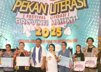 WAGUB MALUKU BUKA PEKAN LITERASI, DORONG MINAT BACA ANAK MUDA