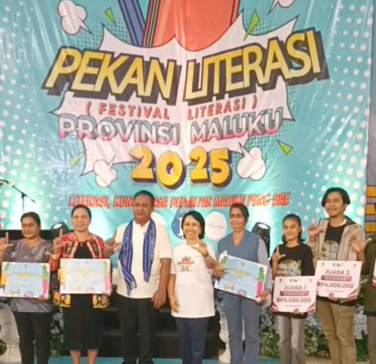 WAGUB MALUKU BUKA PEKAN LITERASI, DORONG MINAT BACA ANAK MUDA