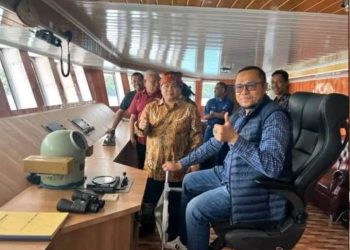 Bupati Bursel La Hamidi Resmikan Penggunaan Kapal Cantika Lestari 7A di Bursel, Ini Pesannya