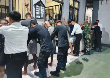 Sinergi Lapas Wahai & Koramil 1502-05, Gelar Razia dan Patroli Sambang