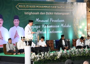 Hadiri Peringatan Maulid Nabi Muhammad SAW 1447 H, Gubernur Serukan Persatuan, Kedamaian, dan Transformasi Maluku