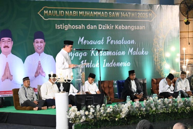 Hadiri Peringatan Maulid Nabi Muhammad SAW 1447 H, Gubernur Serukan Persatuan, Kedamaian, dan Transformasi Maluku