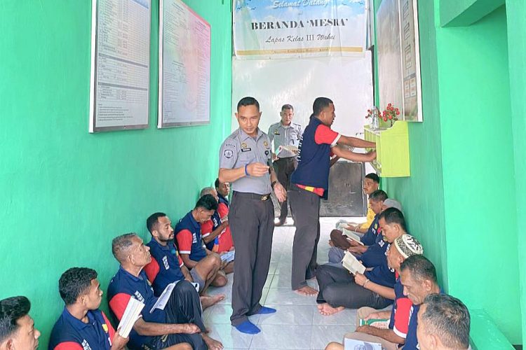 Momentum Hari Literasi, Lapas Wahai Dorong Warga Binaan Jadi Pegiat Buku