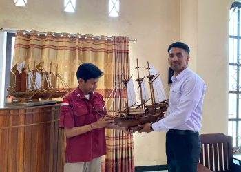 Kapal Pinisi Warga Binaan Lapas Wahai Jadi Pajangan Eksklusif di Penginapan Three Jen