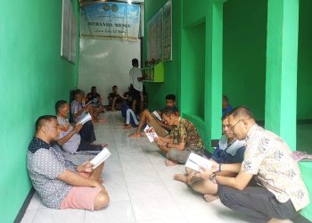 Isi Hari Libur, Warga Binaan Lapas Wahai Tingkatkan Literasi