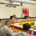 Kapolres Buru Pimpin Rapat Implementasi Empat Program Prioritas Kapolda Maluku