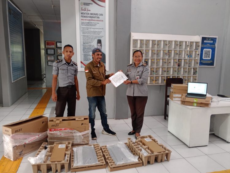 Tingkatkan Tata Kelola Administrasi, Lapas Namlea Didukung Sarpras IT Terbaru